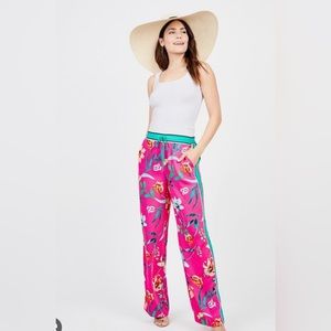 Laundry by Shelli Segal High Rise Drawstring Floral Pants